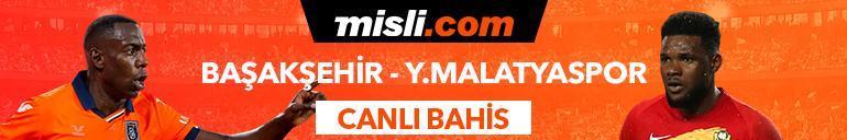 Başakşehir - Yeni Malatyaspor maçı Tek Maç ve Canlı Bahis seçenekleriyle Misli.com’da