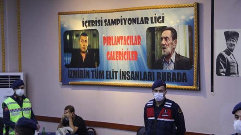 İzmirin Kolpaçino kumarhanesine baskın Suçüstü yakalandılar
