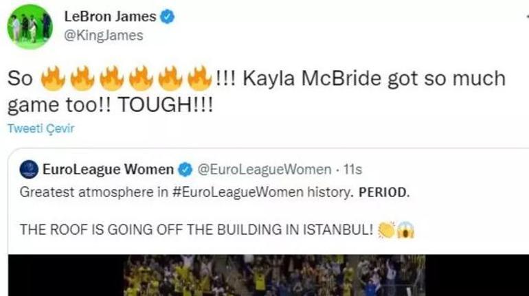 LeBron Jamesin Fenerbahçe paylaşımı olay yarattı