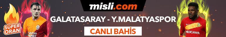 Galatasaray - Yeni Malatyaspor maçı Tek Maç ve Canlı Bahis seçenekleriyle Misli.com’da