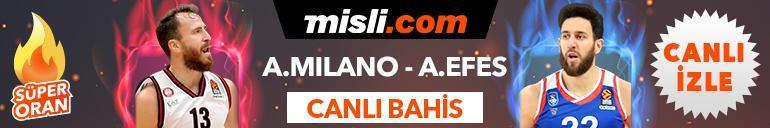 Olimpia Milano – Anadolu Efes maçı Tek Maç ve Canlı Bahis seçenekleriyle Misli.com’da