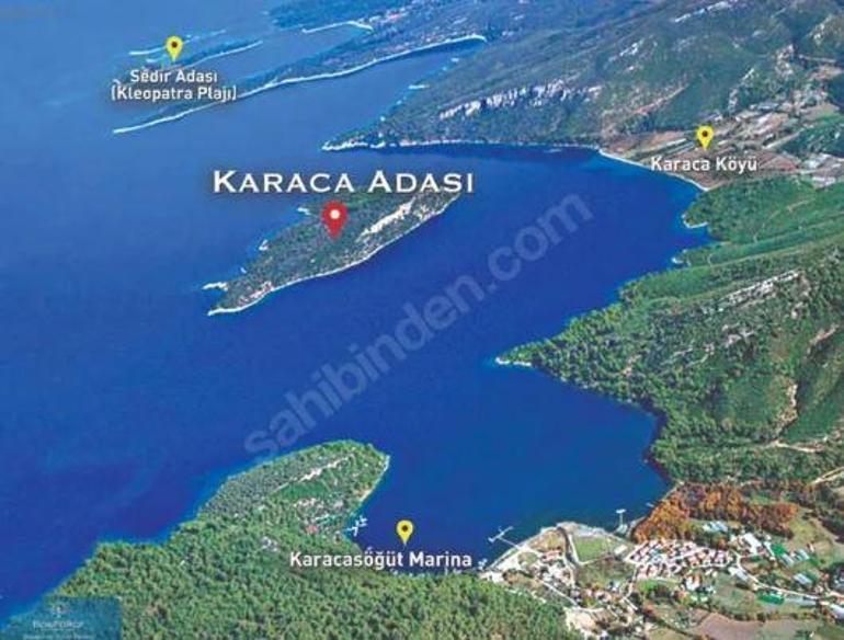 Karaca Adası kimin Karaca Adası nerede Karaca Adasının satış fiyatı 360 milyon TL oldu