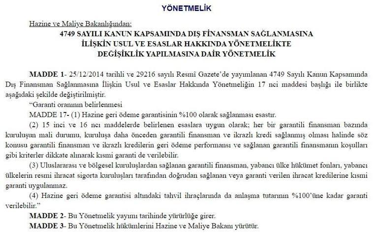 Resmi Gazetede yayımlandı ve değişti Yüzde 100e çıkarıldı