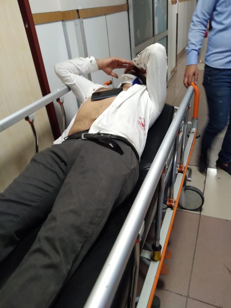 Altayda seçim sonrası bıçaklı saldırı Çağdaş Özuş hastaneye kaldırıldı