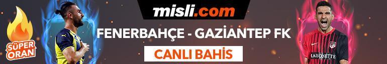 Fenerbahçe - Gaziantep FK maçı Tek Maç ve Canlı Bahis seçenekleriyle Misli.com’da