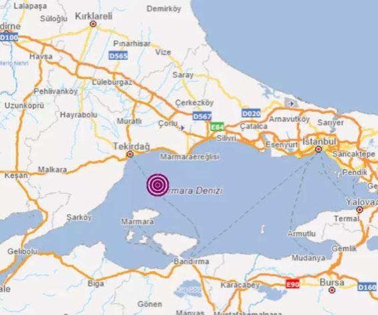 Marmara Denizinde korkutan deprem Peş peşe açıklamalar