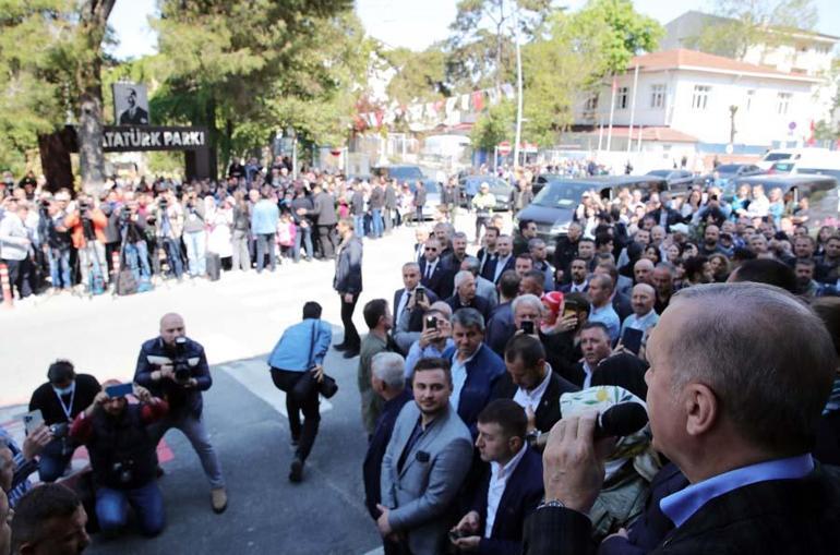 Cumhurbaşkanı Erdoğan Çatalcada halka hitap etti: Ulaştırma Bakanım gerekli teminatı verdi