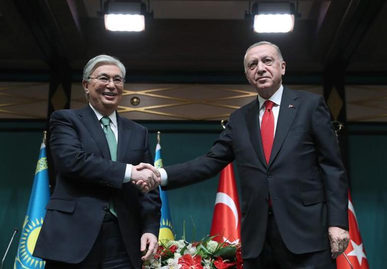 Kazakistan ile 15 anlaşma imzalandı Cumhurbaşkanı Erdoğan duyurdu: 10 milyar dolar hedefine ulaşacağız