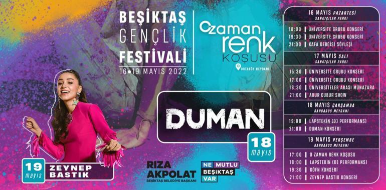 Duman konseri iptal mi 18 Mayıs Perşembe Beşiktaş Duman konseri ne zaman, saat kaçta, tam nerede, ücretsiz mi