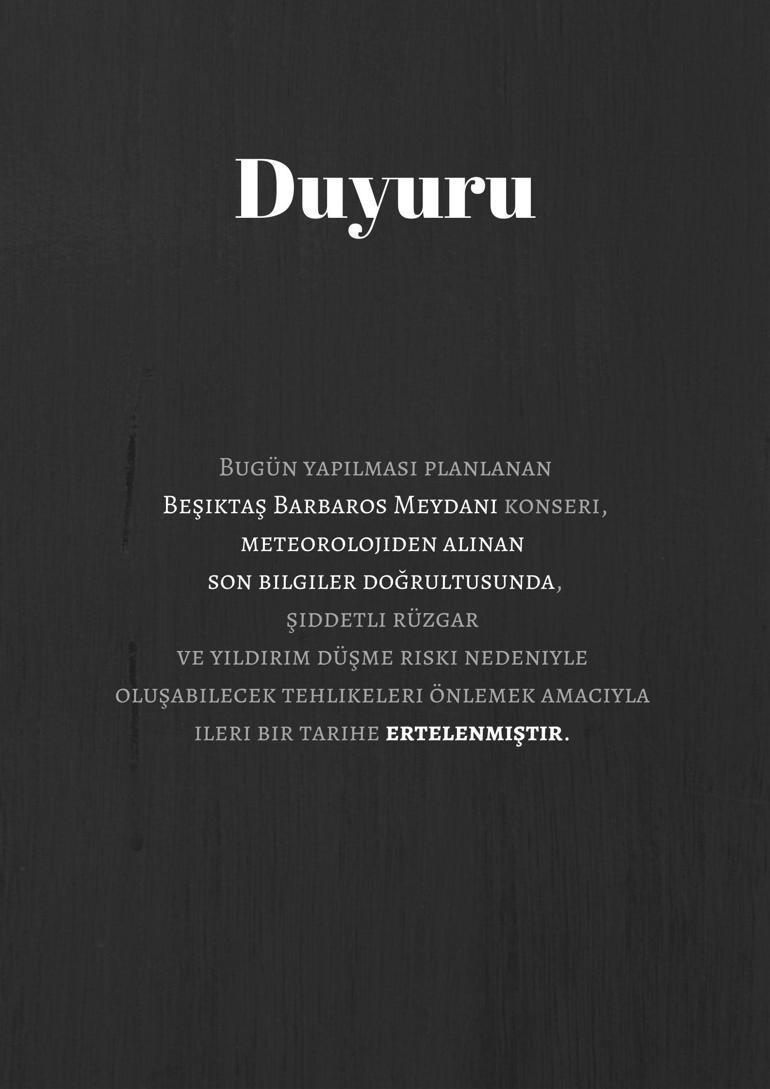 Duman konseri iptal mi 18 Mayıs Perşembe Beşiktaş Duman konseri ne zaman, saat kaçta, tam nerede, ücretsiz mi