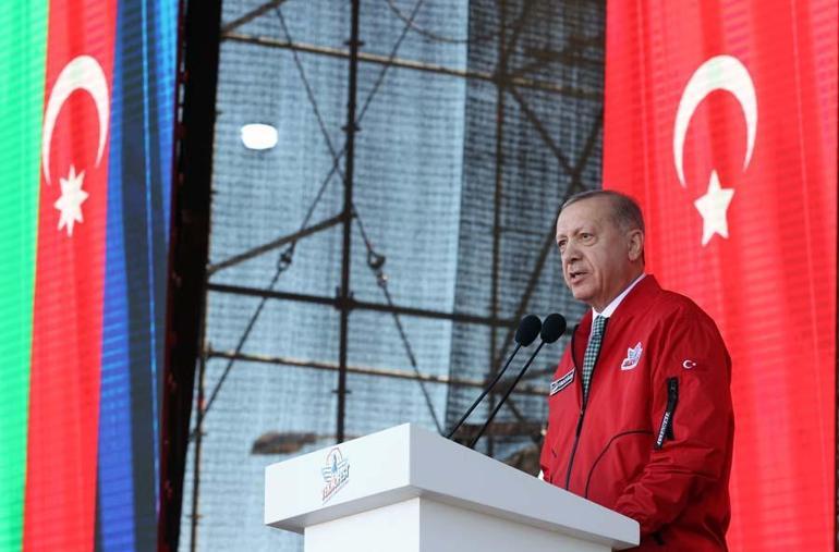 Azerbaycanda TEKNOFEST heyecanı  Cumhurbaşkanı Erdoğan: Bölgede yeni bir sayfa açmanın zamanı gelmiştir