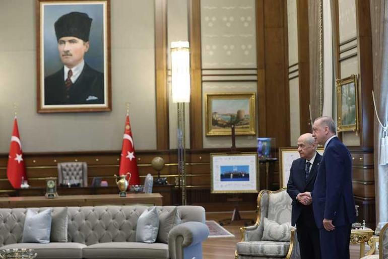 Cumhurbaşkanı Erdoğan ile Bahçeli arasında kritik görüşme