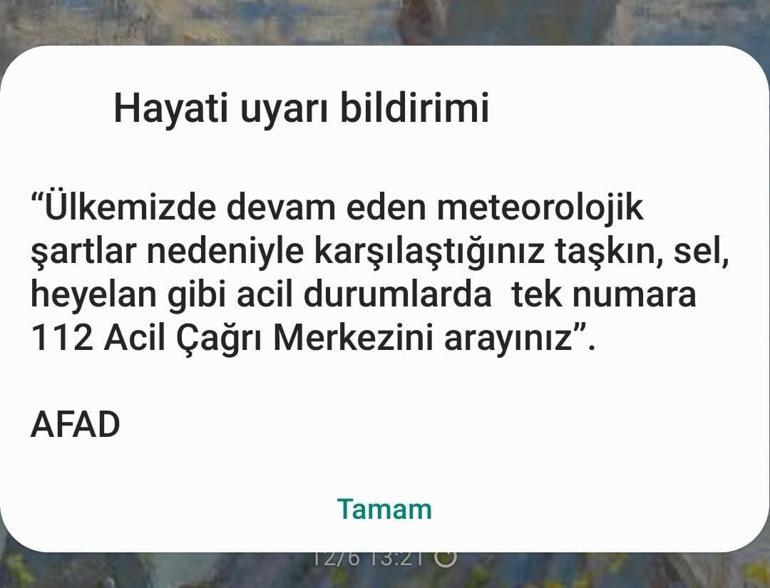 AFAD hayati uyarı bildirimi nedir Afad’dan gelen mesaj ne anlama geliyor AFAD’dan “112” hatırlatması