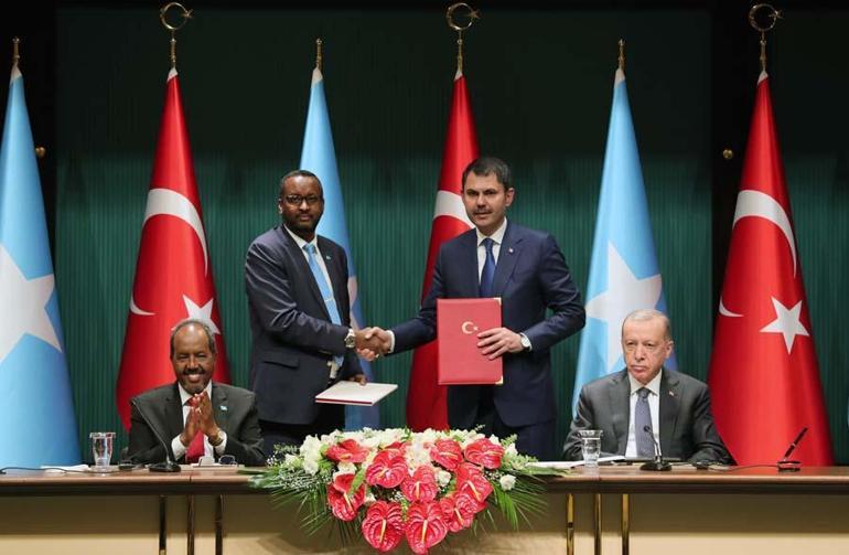 Somali Cumhurbaşkanı Ankarada Erdoğan: Somaliye yaptığımız yardımların tutarı 1 milyar doları aştı