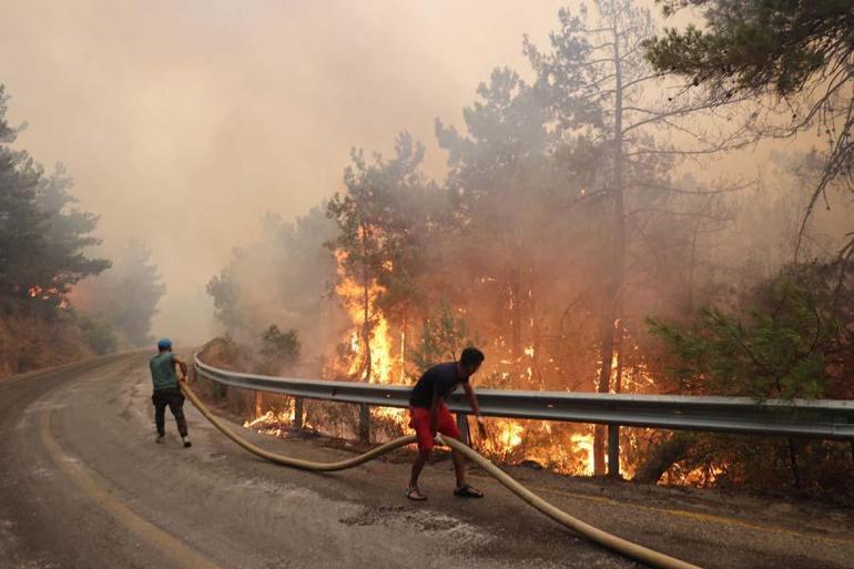 Datçada orman yangını Bakan Kirişci canlı yayında duyurdu, yangın kontrol altına alındı...