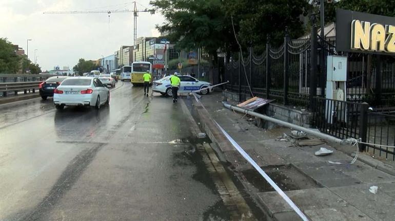 Üsküdar’da İETT otobüsü kaza yaptı Felaket böyle önlendi...