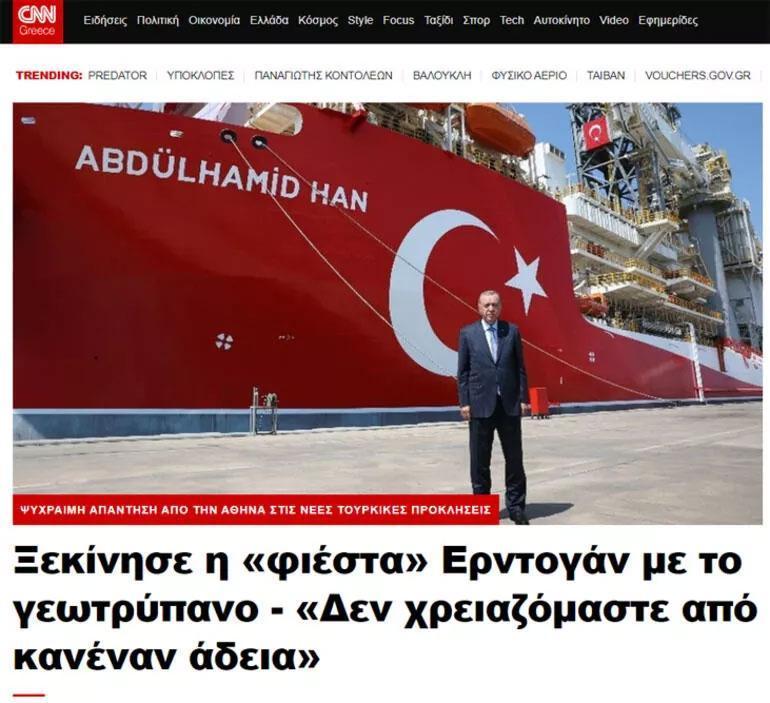 Abdülhamid Han Akdenize açıldı Yunanistan paniğe kapıldı: Erdoğandan güç gösterisi...