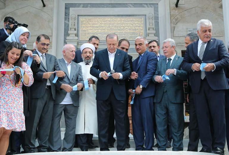 Ayazma Camii açıldı Cumhurbaşkanı Erdoğan: Bir vazifeyi daha yerine getirdik