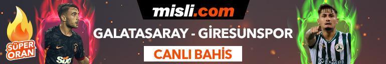 Galatasaray - Giresunspor maçı Tek Maç ve Canlı Bahis seçenekleriyle Misli.com’da