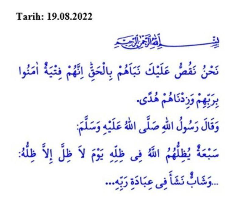 19 Ağustos Cuma hutbesi Diyanet tarafından yayınlandı İşte 19 Ağustos 2022 Cuma Hutbesinin tam metni
