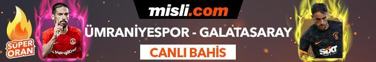 Ümraniyespor - Galatasaray maçı Tek Maç ve Canlı Bahis seçenekleriyle Misli.com’da