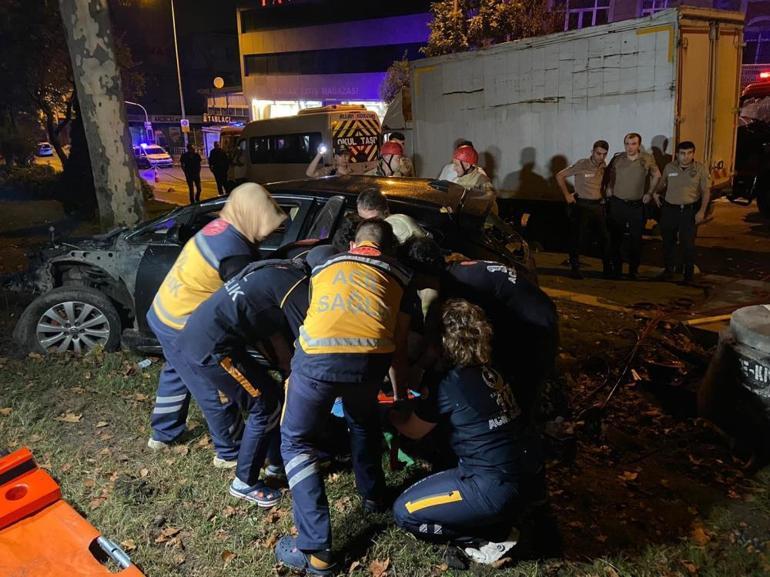 İstanbulda feci kaza 5 kişi hayatını kaybetti