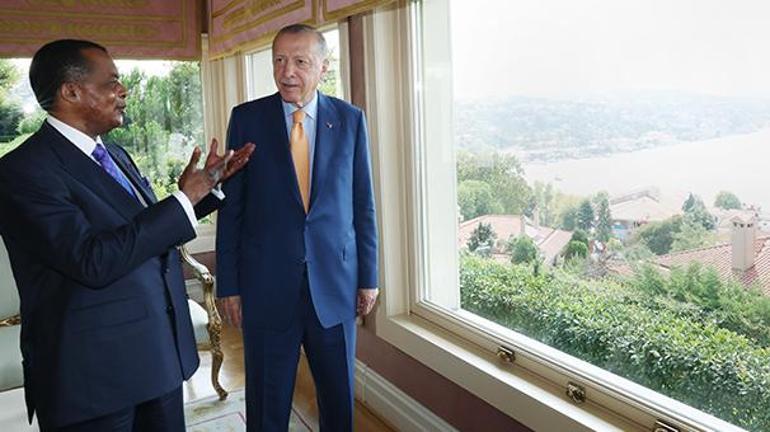 Erdoğan Kongo Cumhuriyeti cumhurbaşkanıyla görüştü