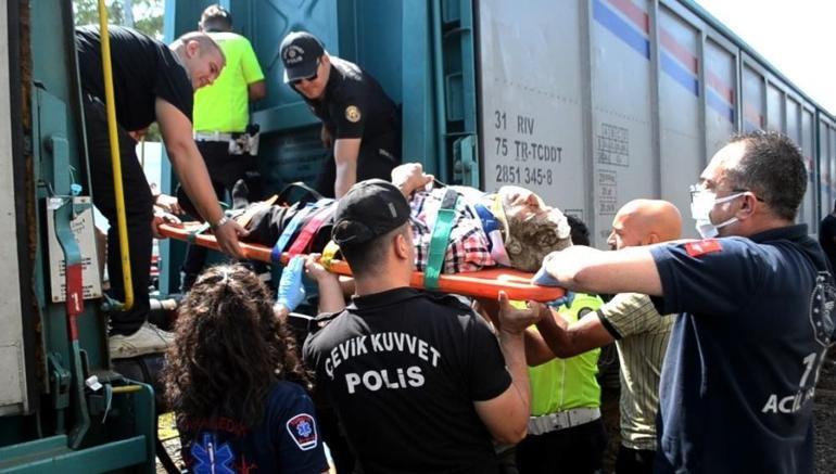 Çorlu Tren Garında bir şahıs rayların arasında yaralı bulundu