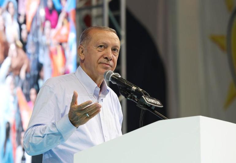 Cumhurbaşkanı Erdoğandan Samsunda önemli açıklamalar: Bu milletin kardeşliğini bozamayacaksınız