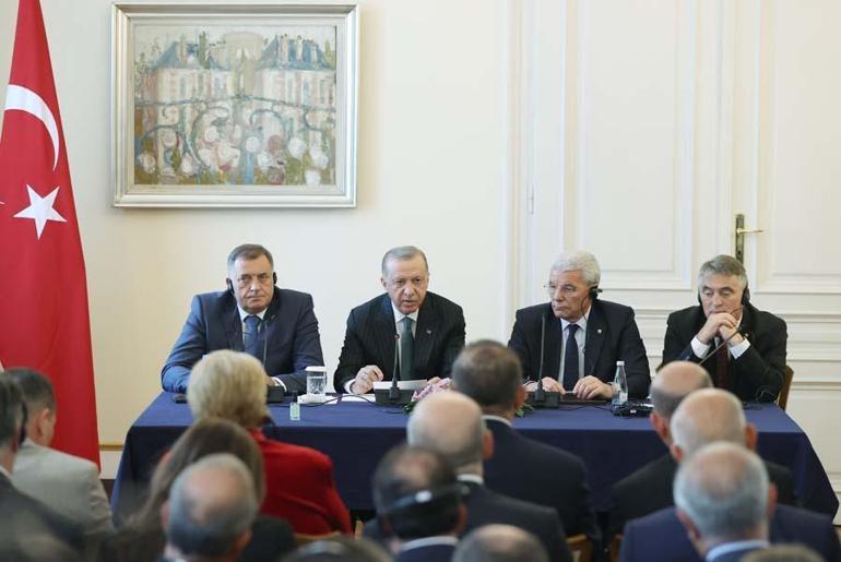 Cumhurbaşkanı Erdoğan Bosna Hersekte dünyaya duyurdu: İki ülke arasında kimlik kartıyla seyahat yapılabilecek