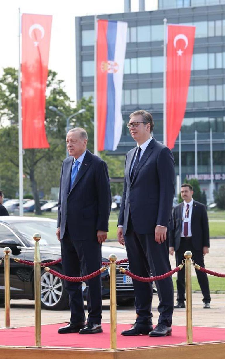 Cumhurbaşkanı Erdoğan Sırbistanda
