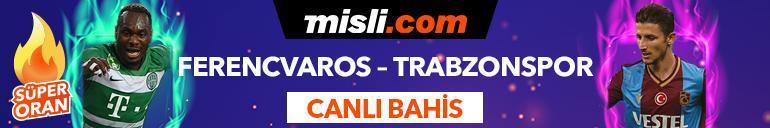 Ferencvaros - Trabzonspor maçı Tek Maç ve Canlı Bahis seçenekleriyle Misli.com’da