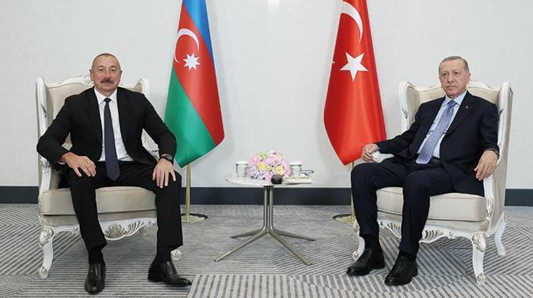 Cumhurbaşkanı Erdoğan,  Aliyevle görüştü