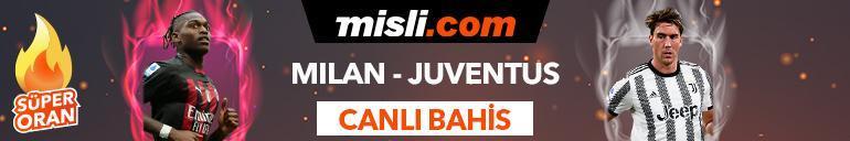 Milan - Juventus maçı Tek Maç ve Canlı Bahis seçenekleriyle Misli.com’da
