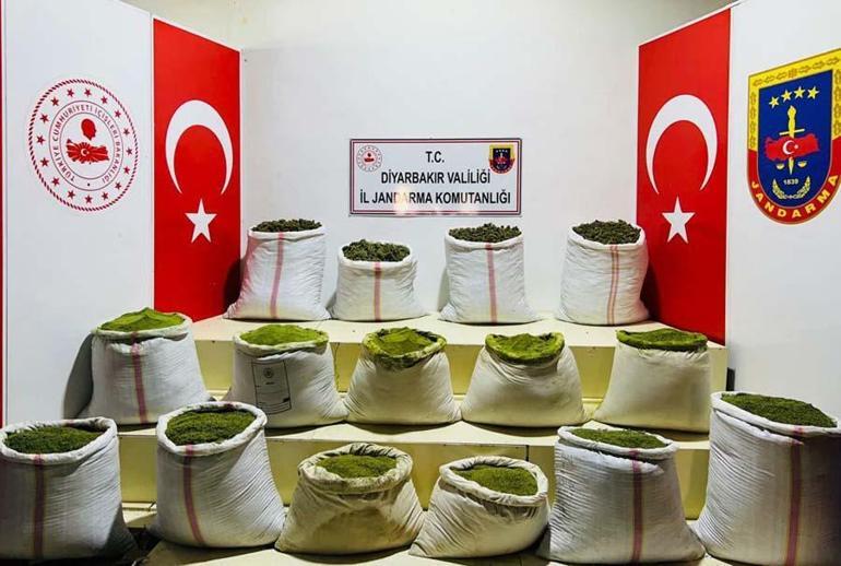İçişleri: Diyarbakır kırsalında EYP düzeneği ve uyuşturucu ele geçirildi