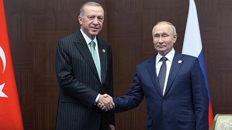Cumhurbaşkanı Erdoğan ile Putinden kritik görüşme