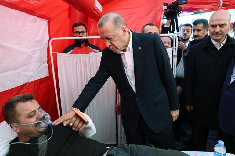 Cumhurbaşkanı Erdoğan maden bölgesinde Can kaybı 41e yükseldi