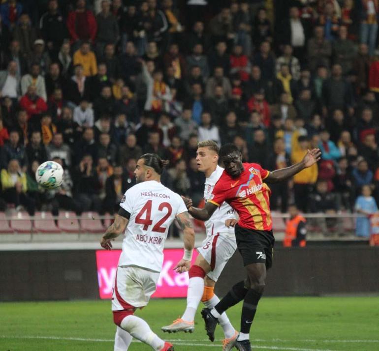 Galatasaray kritik Kayserispor deplasmanından eli boş dönüyor: 1-2