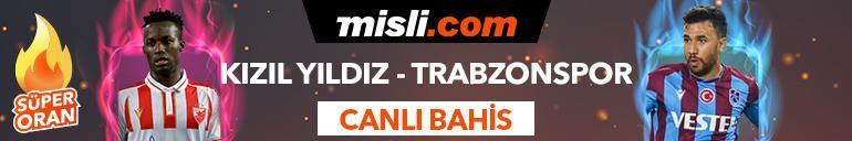 Kızılyıldız - Trabzonspor maçı Tek Maç ve Canlı Bahis seçenekleriyle Misli.com’da