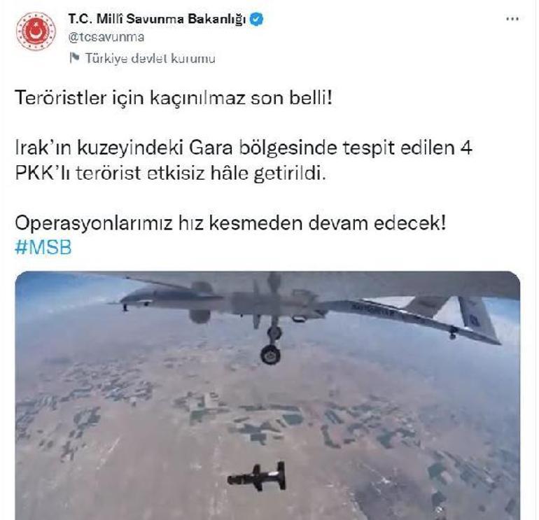 4 PKK’lı terörist etkisiz hale getirildi