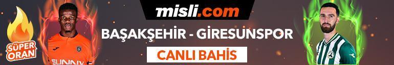 Başakşehir - Giresunspor maçı Tek Maç ve Canlı Bahis seçenekleriyle Misli.com’da