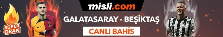Galatasaray - Beşiktaş maçı Tek Maç ve Canlı Bahis seçenekleriyle Misli.com’da