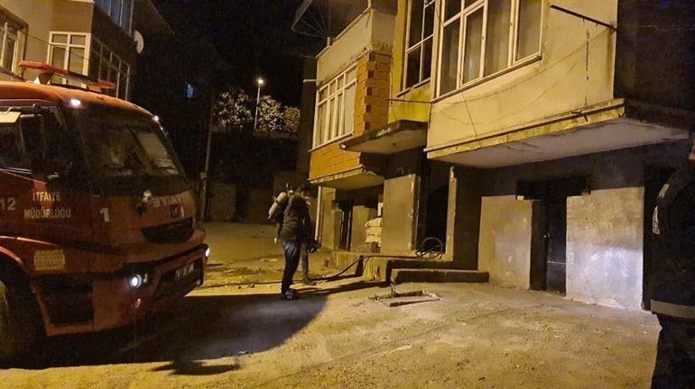 Zonguldak’ta 3 katlı apartmanda yangın paniği
