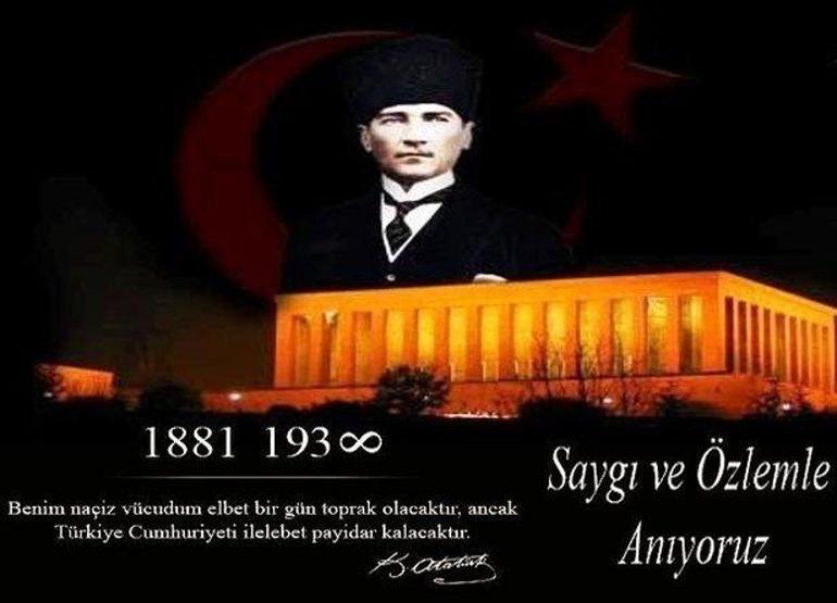 10 Kasım Atatürkü anma mesajları resimli 10 Kasım sözleri Yeni, anlamlı, duygulu, Atatürk’ün 84. Ölüm yıldönümü mesajları ve sözleri