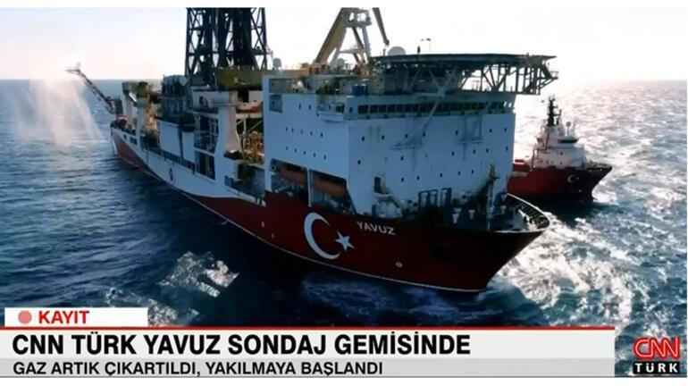 Tüm Türkiyenin beklediği doğal gaz görüntülendi