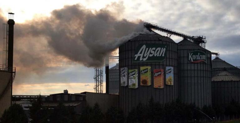 Edirne’de yağ fabrikasındaki yangın ürkütücü boyuta ulaştı