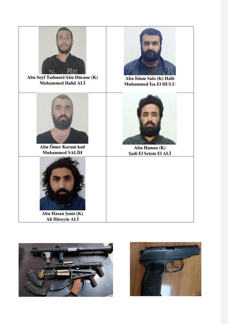 MİT, sözde Barış Pınarı alan sorumlusu dahil 5 DEAŞlı teröristi yakaladı