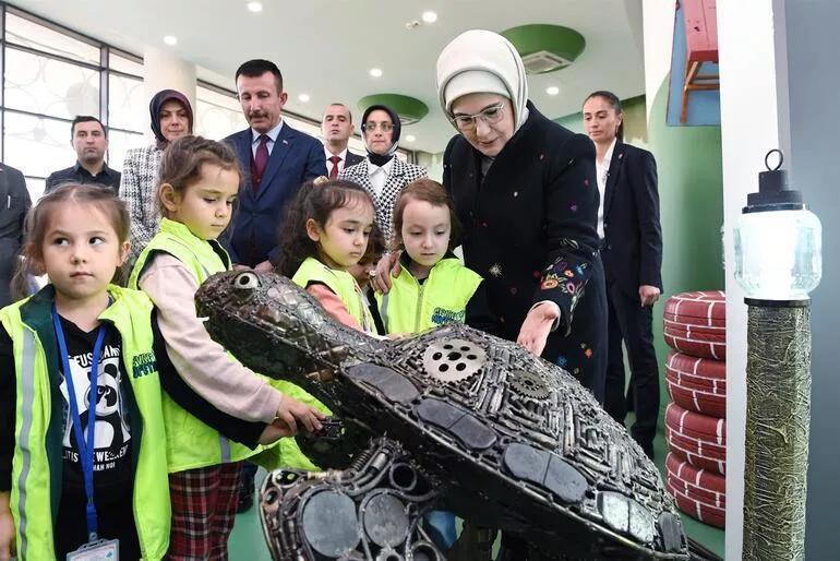 Sıfır Atık Eğitim ve Simülasyon Merkezi’nin açılışı Emine Erdoğan: Geleceğimiz emin ellerde