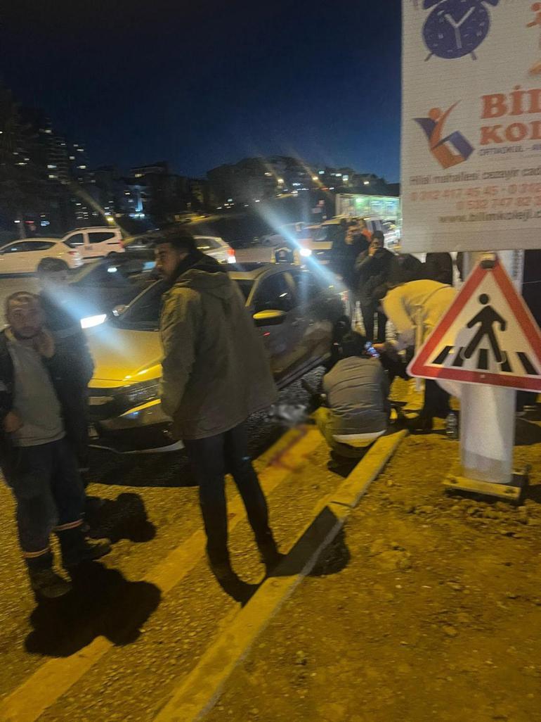 Önce araba çarptı sonrası korkunç Ankarada kan donduran olay