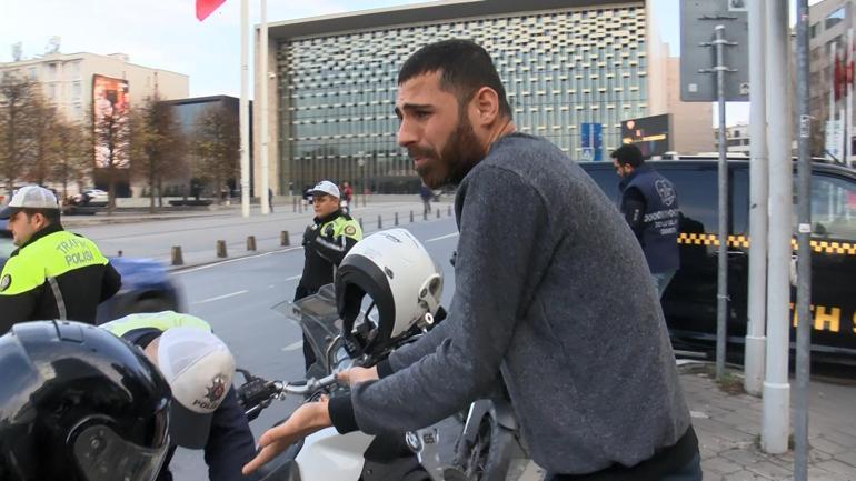 Polisten kaçan taksici arkadaşlarını çağırdı: Benim sülalemin yarısı emniyet müdürü